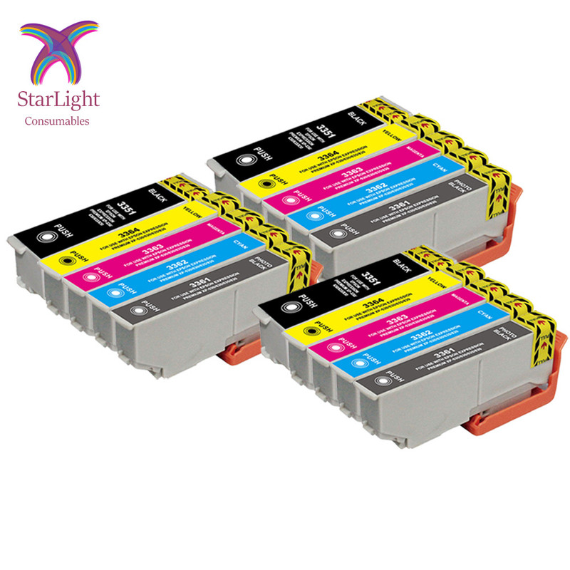 33XL Ink Cartridge For use in Epson XP-530 XP-540 XP-630 XP-635 XP-640 LOT - Picture 12 of 26
