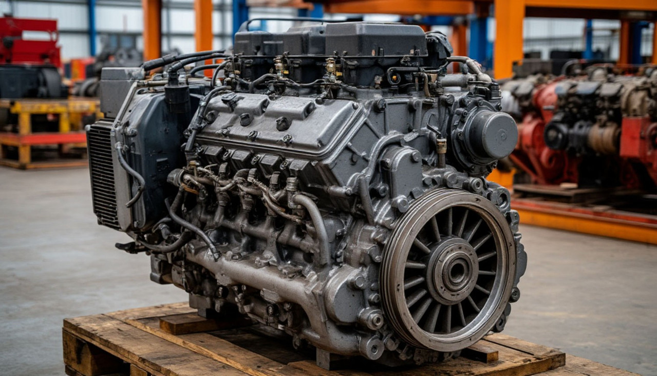 Разобранный двигатель