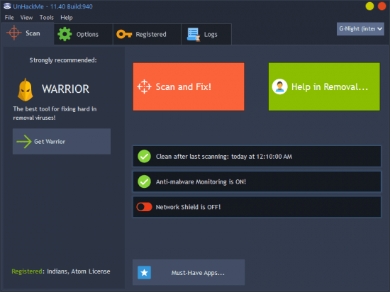 UnHackMe 11.85b Build 985 Multilingual UnHackMe 11.85b Build 985 Multilingual
