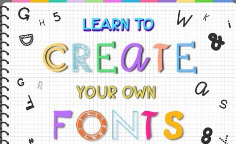 How To Create Fonts on the iPad