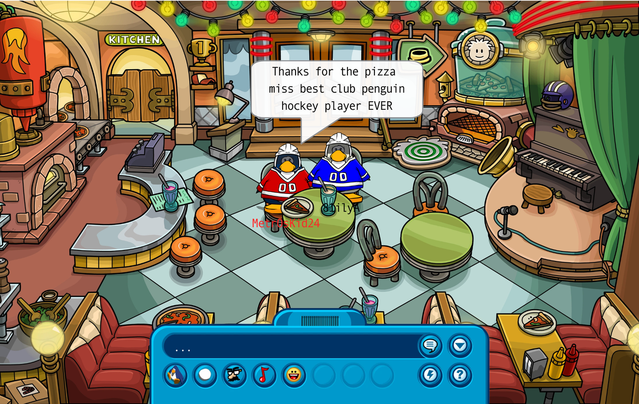 Shane and Ilya at the Pizza Parlour