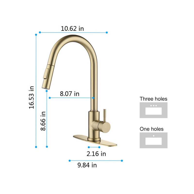 Touch Kitchen Faucet High Arc
