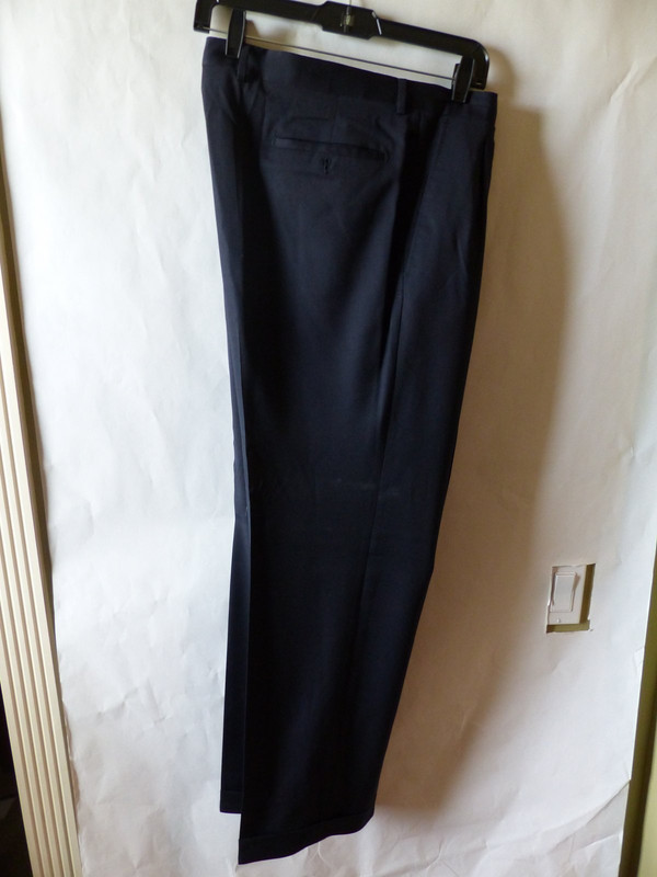 ERMENEGILDO ZEGNA MENS DRESS PANTS IN DARK NAVY BLUE US MENS SIZE 40-50