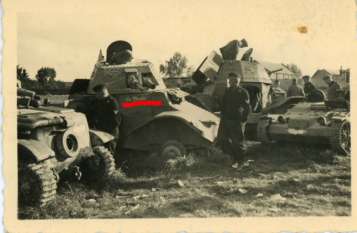 Frankreich Beute Panhard Panzerspähwagen Foto