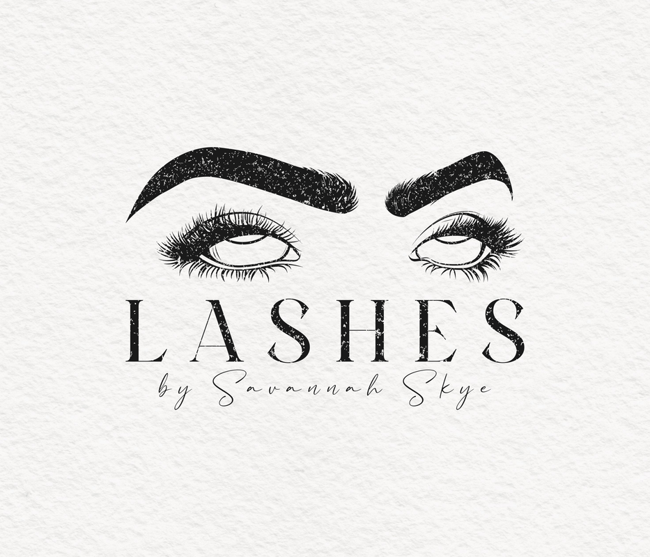 Lashes By Savannah Skye beauty services website and brand design by Lumberjack Creative Studio