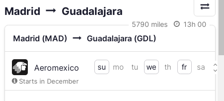 Vuelos a MÉXICO: MAD>GDL - Vuelos a MÉXICO. Compañías, Aeropuertos
