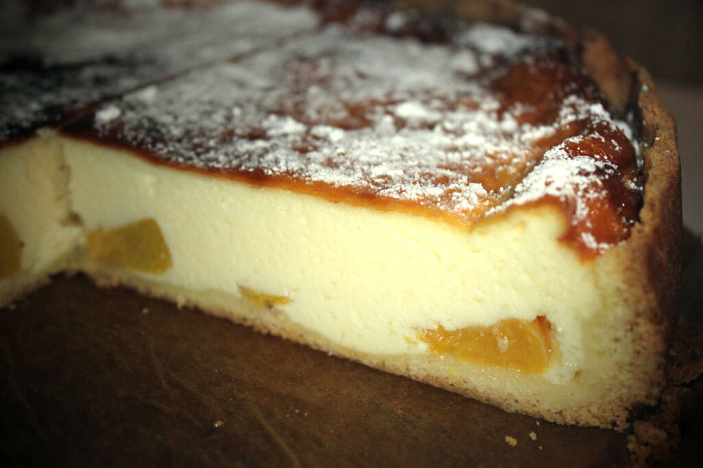 Rahmkuchen mit Pfirsich | Einfach Nur Lecker