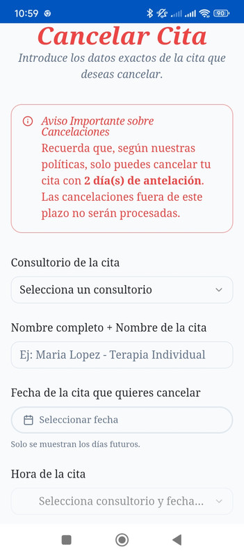 Vistazo de la aplicación 10