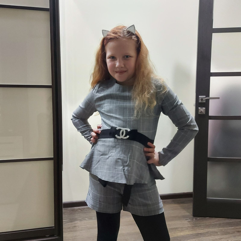 костюм клетка