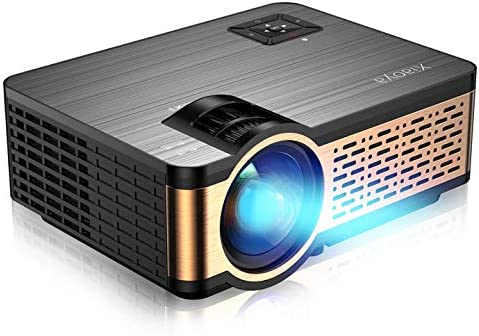 XIAOYA Outdoor Projector, HD Movie Projector Support 1080P, 4000 Lumens Home Theater Projector with HiFi Speaker, Compatible with HDMI, Fire Stick, ...