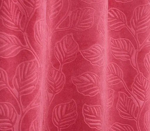 LEAF VELVET CURTAINS SET OF 1 Color 2 (R705)