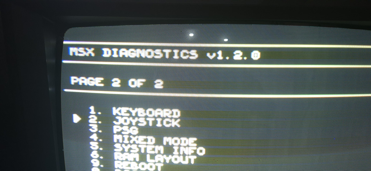 Omega MSX diagnostics and display issue