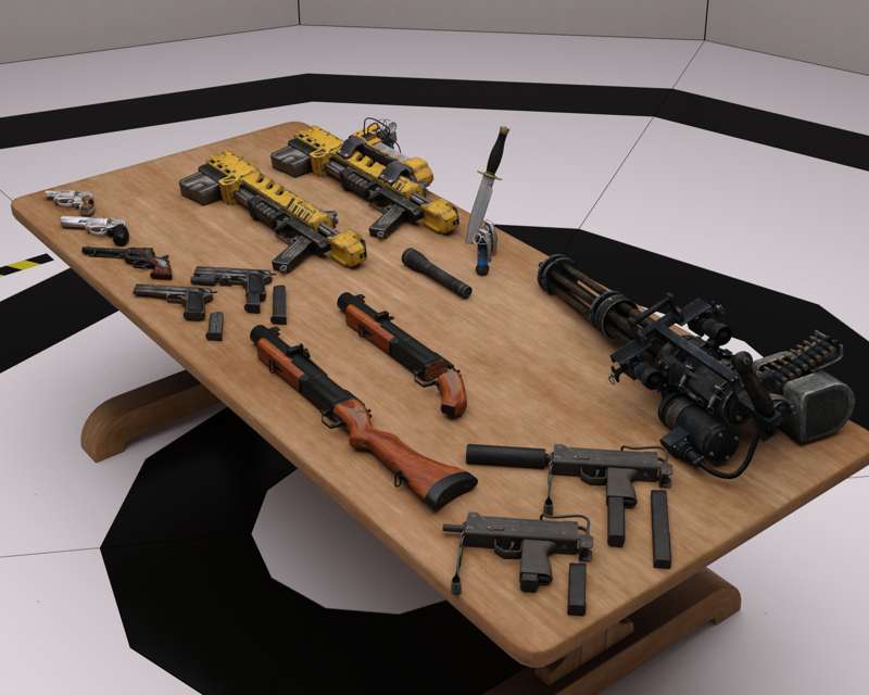 Claire Weapons for Daz Claire Weapons for Daz