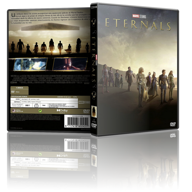 Portada - Eternals [2021] [DVD9 Full] [Pal] [Cast/Ing/Fra] [Sub:Varios] [Fantástico]