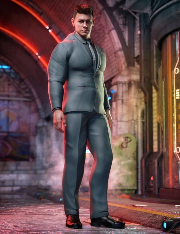 Bouncer Outfit for Dain 8 and Genesis 8 Male(s)