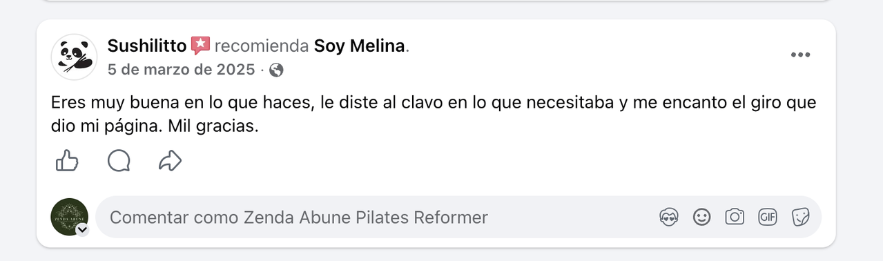 Comentario positivo