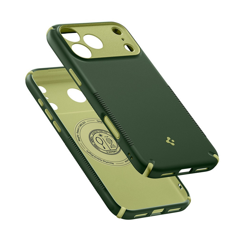 Husa pentru iPhone 18 Pro Max / iPhone 17 Pro Max, Spigen Caseology Nano Pop Hybrid MagSafe, Incarcare wireless, Calitate Premium, Verde imageye 3302719