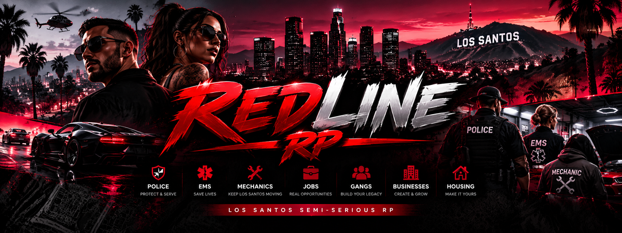 Serverdetails Redline RP