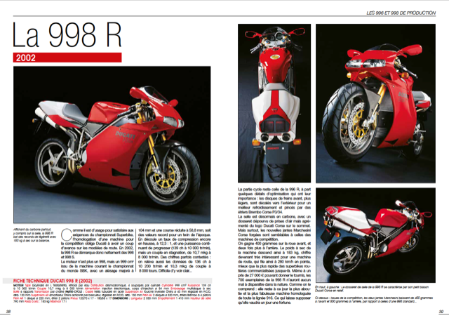 Histoire de Ducati, tome 6, 998R(1)