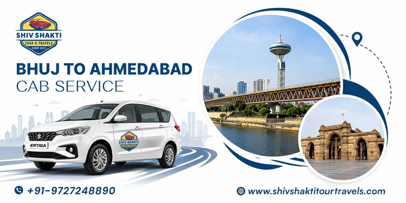 Bhuj to Ahmedabad Cab Service
