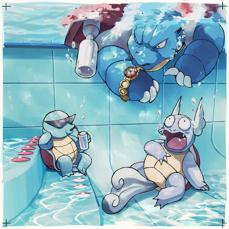 squirtle-blastoise-and-wartortle-pokemon