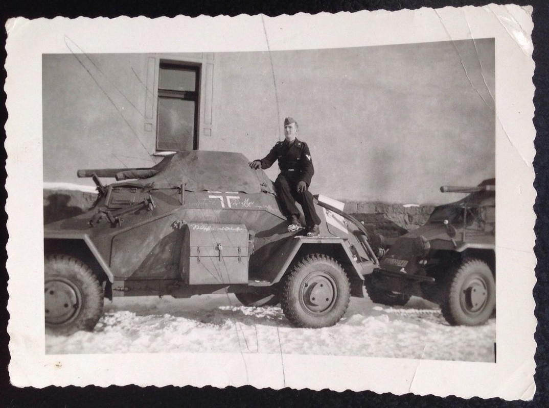 Foto Panzerwagen Panzerspähwagen StuG Sturmgesch