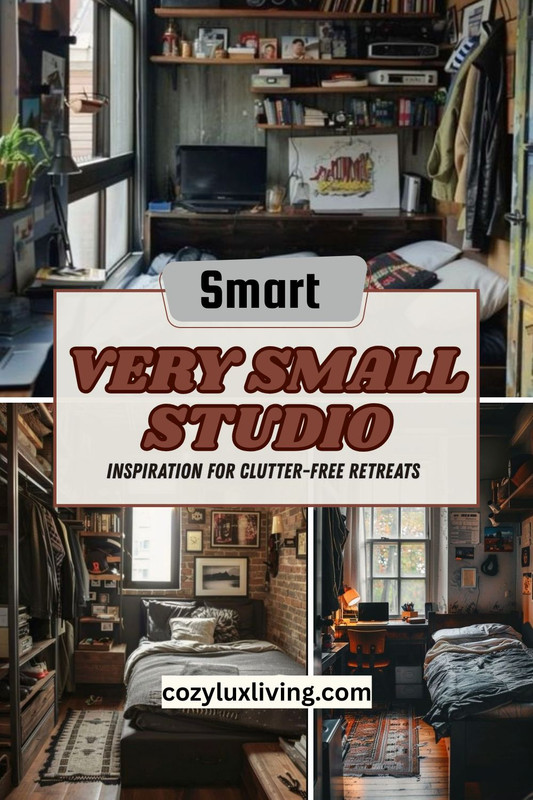 049 Smart Very Small Studio Inspiration for Clutter Free Retreats