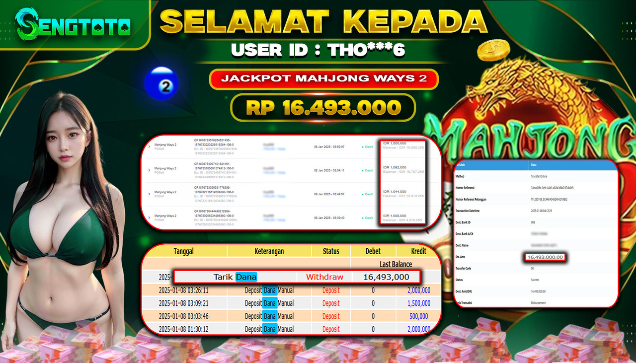 BUKTI PEMBAYARAN SLOT MAHJONG WAYS 2