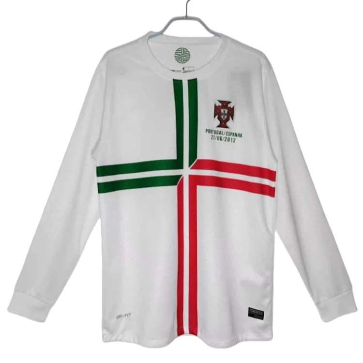 Camiseta Retro Portugal Away 1213 Manga Larga Versión Fan