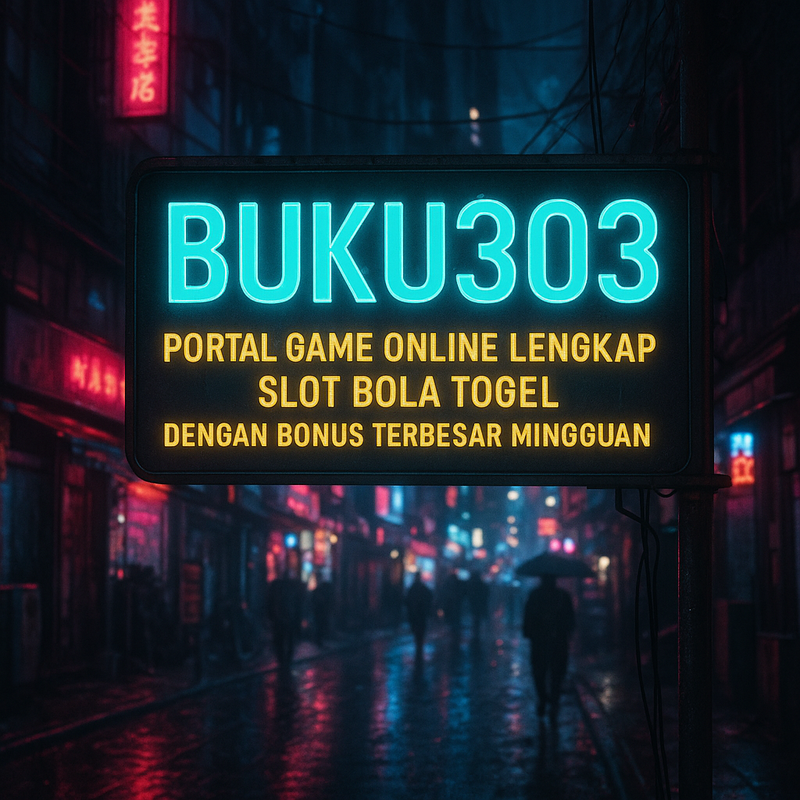 BUKU303: Portal Game Online Lengkap Slot Bola Togel dengan Bonus Terbesar Mingguan
