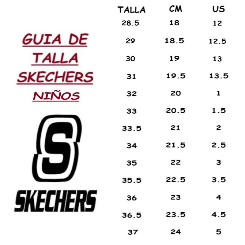 GUIA TALLA NIÑO