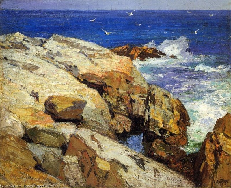 Edward-henry-potthast-the-maine-coast