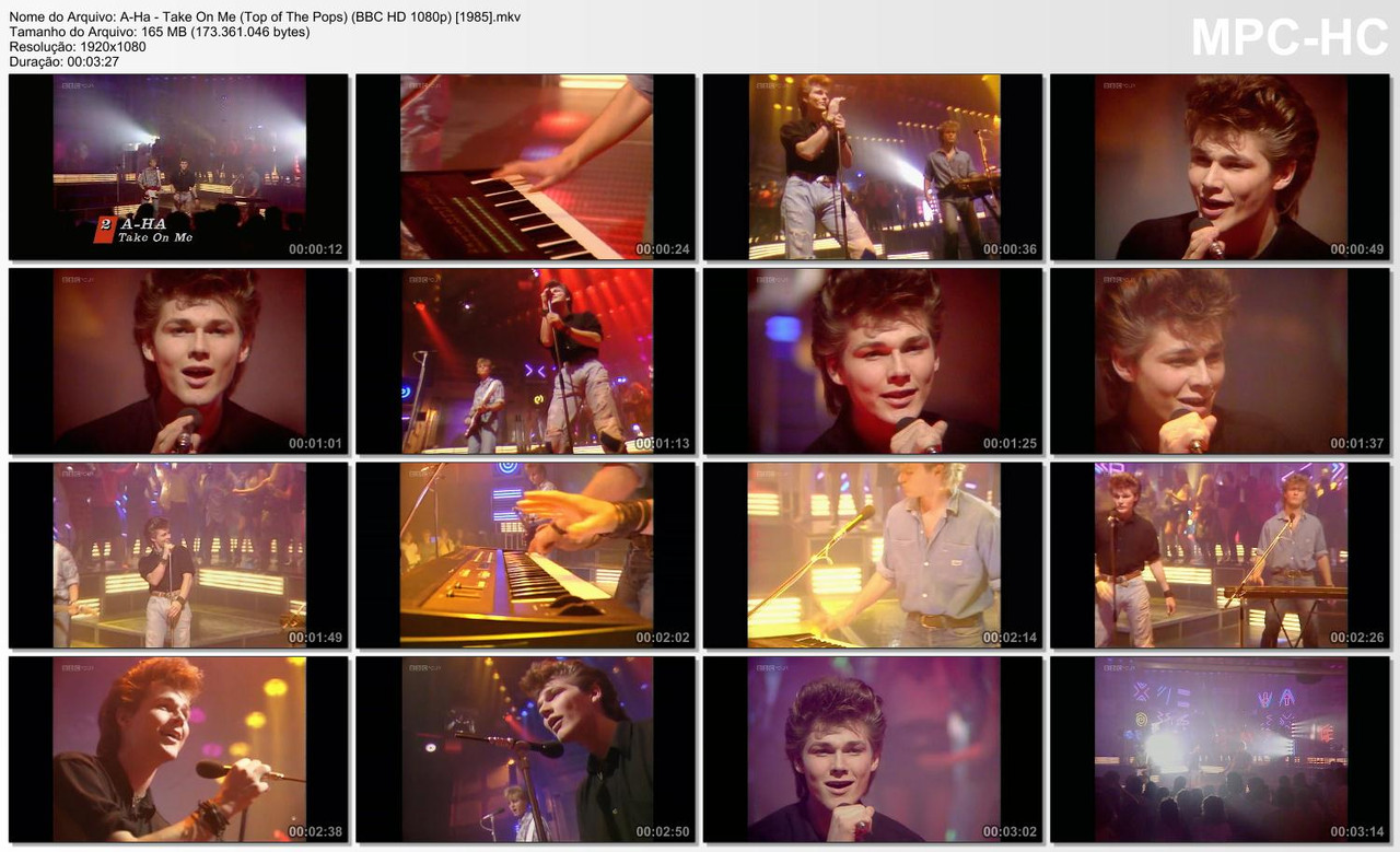 A-Ha - Take On Me (Top of The Pops) (BBC HD 1080p) [07.11.1985]