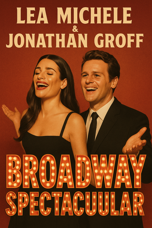 Lea Michele & Jonathan Groff Show