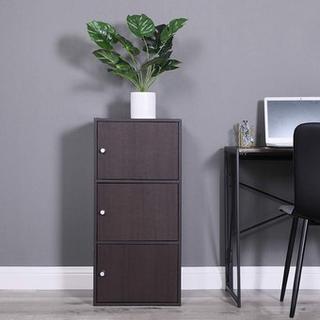 Gabinete de Almacenamiento Multifuncional con 3 Homylin Andrina Marrón