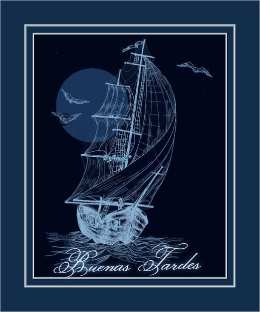 Dibujo de Barco  Tardes