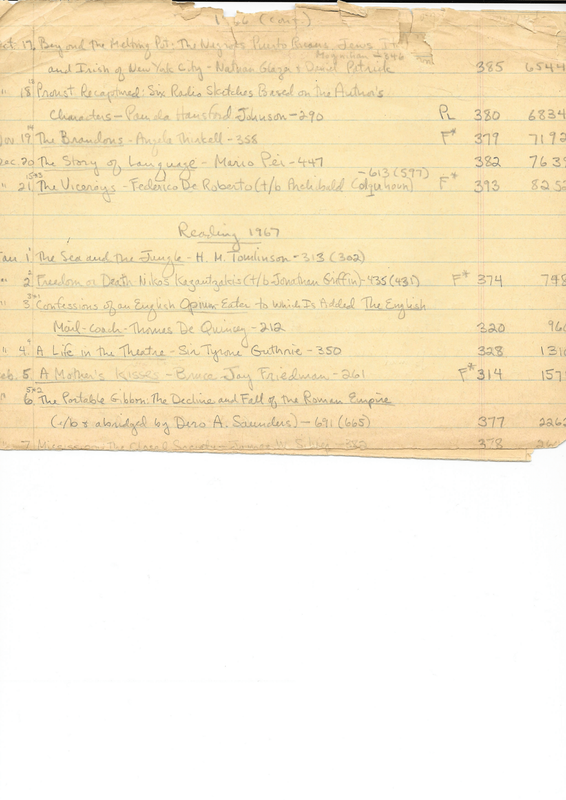 Book List Page 20-A-1