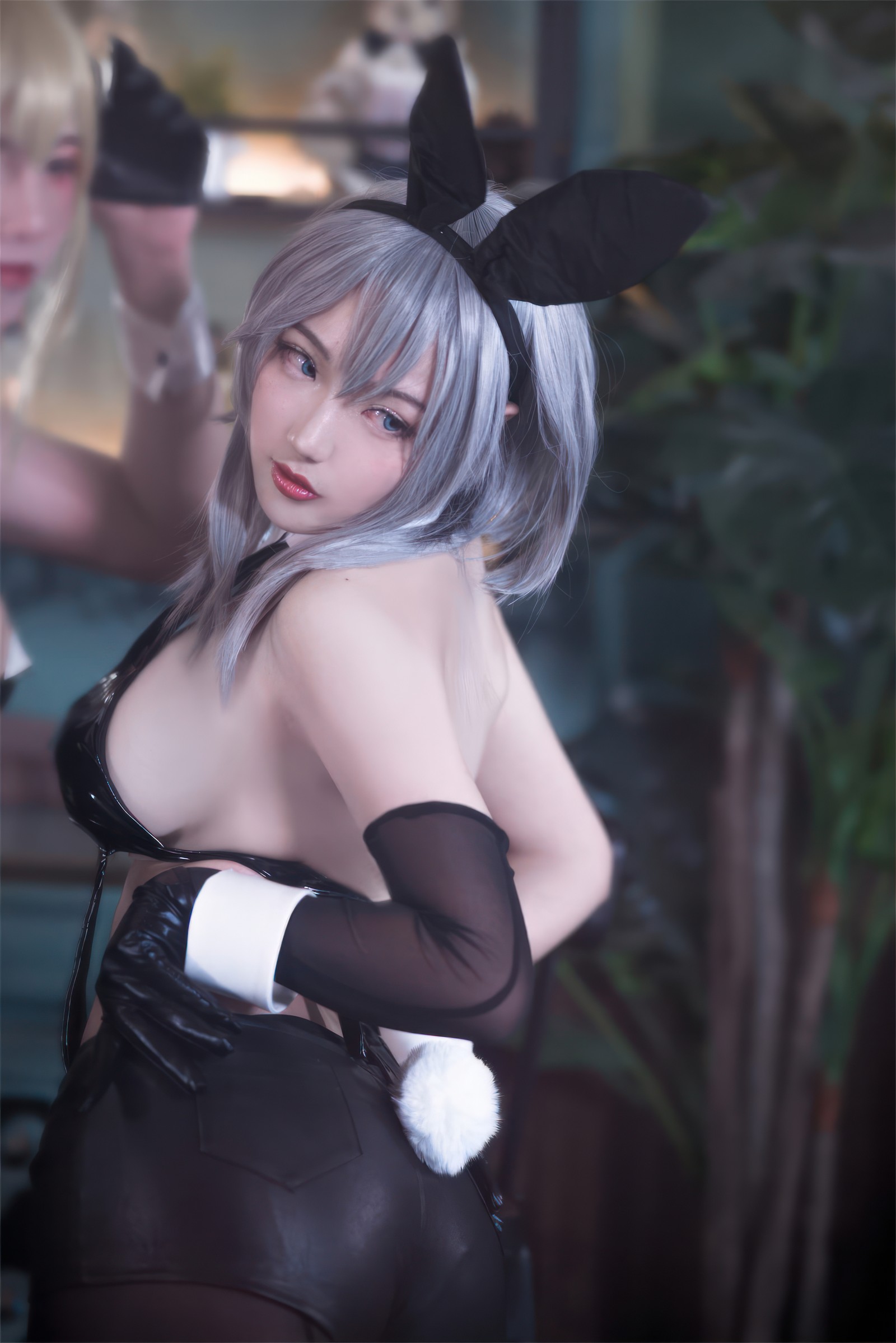 刺青Poi 北卡罗来纳 & 华盛顿 兔女郎 Cosplay｜碧蓝航线 双人写真（含隼隼子）【40P｜308MB】插图8