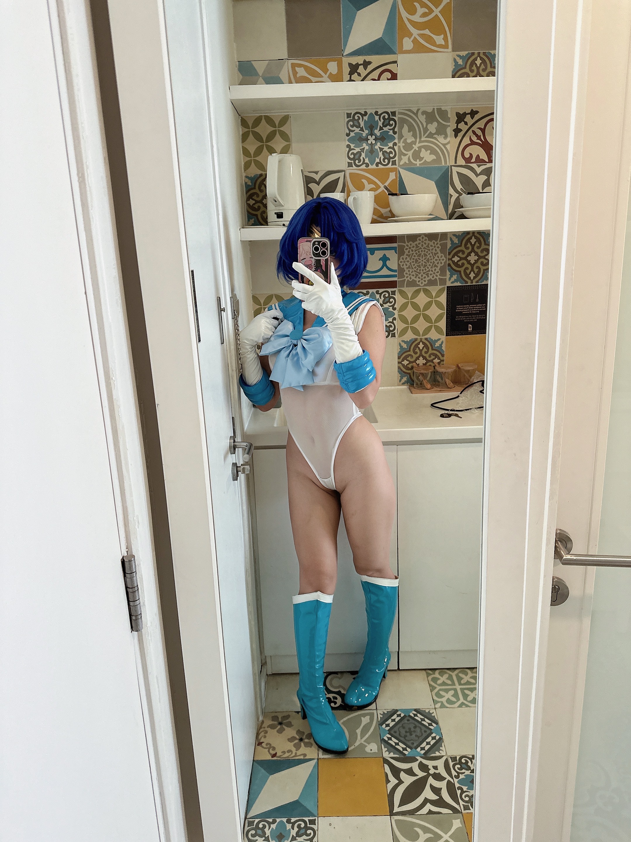 Puy Puy – Sailor Mercury 水手水星 Cosplay 写真（288P+10V-2.26GB）美少女战士插图6