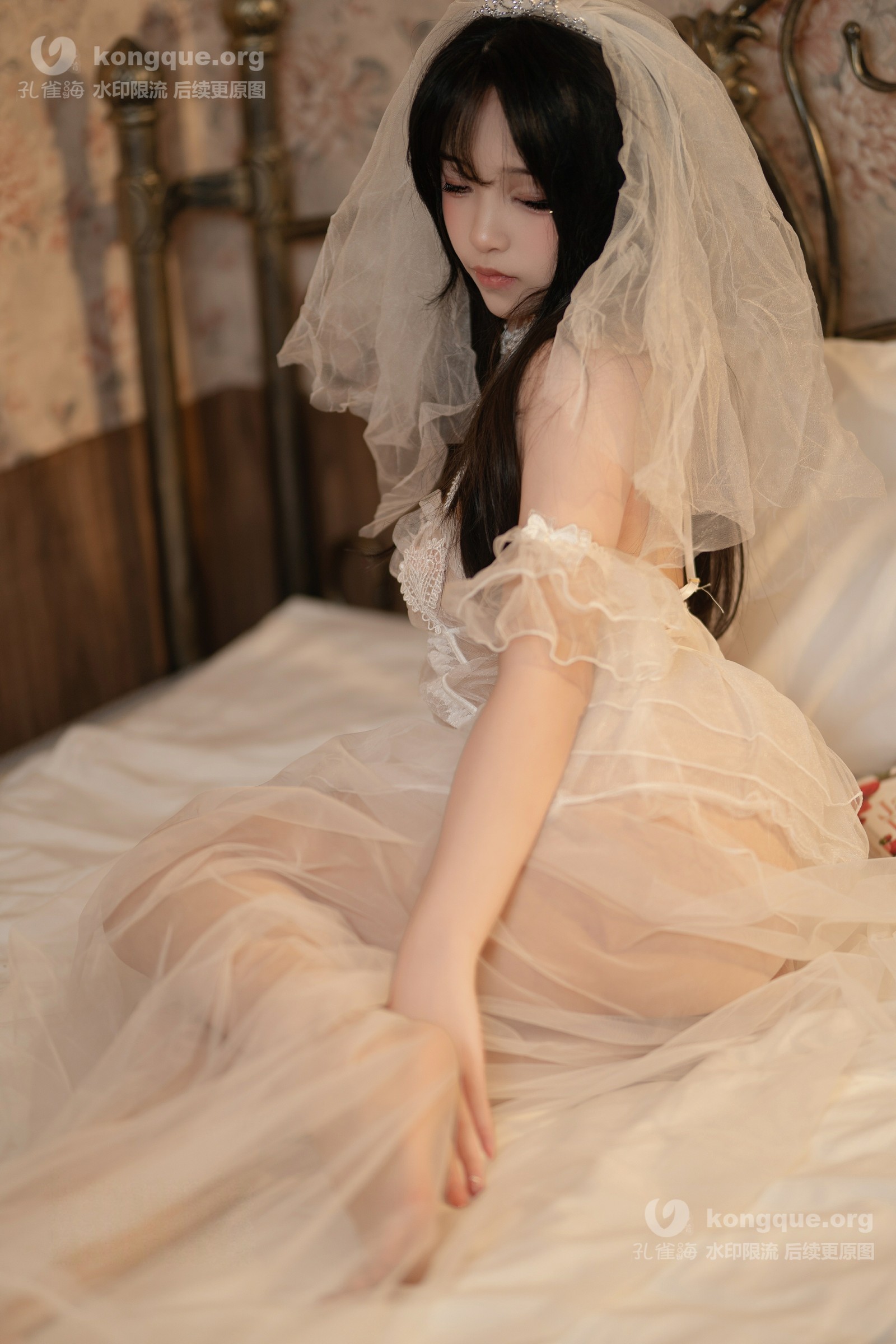 Bangni邦尼 – 白色花嫁 Cosplay 高清写真集（85P-1.02GB）插图9