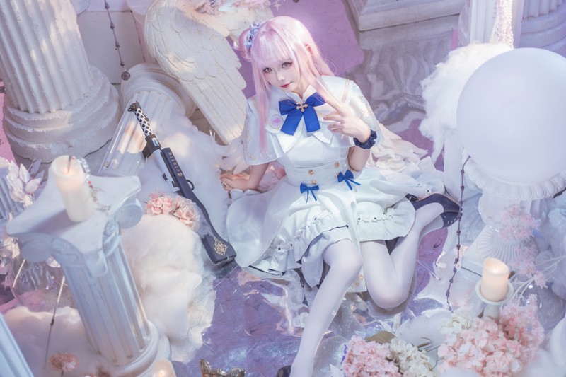 艾西Aiwest 碧蓝档案圣园未花Cosplay写真图集 高清美图合集 40P (415.8M)插图5