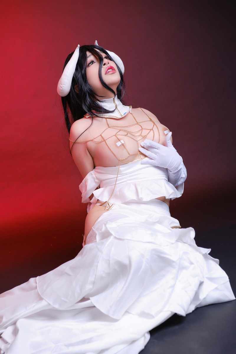 MiMi Chan 雅儿贝德 Albedo Cosplay Overlord 高清写真【12P-23M】插图3
