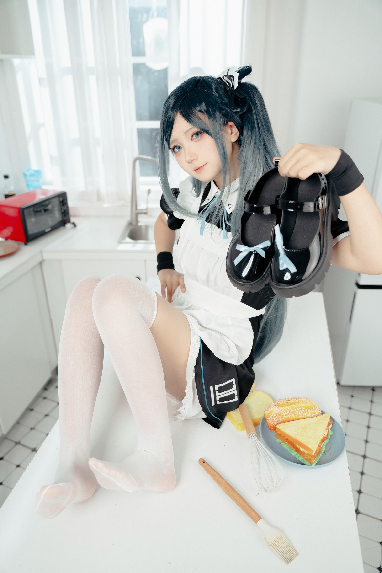 喜欢爱理吗COS写真：碧蓝航线独角兽婚纱高清套图（31P-172.5M）插图6