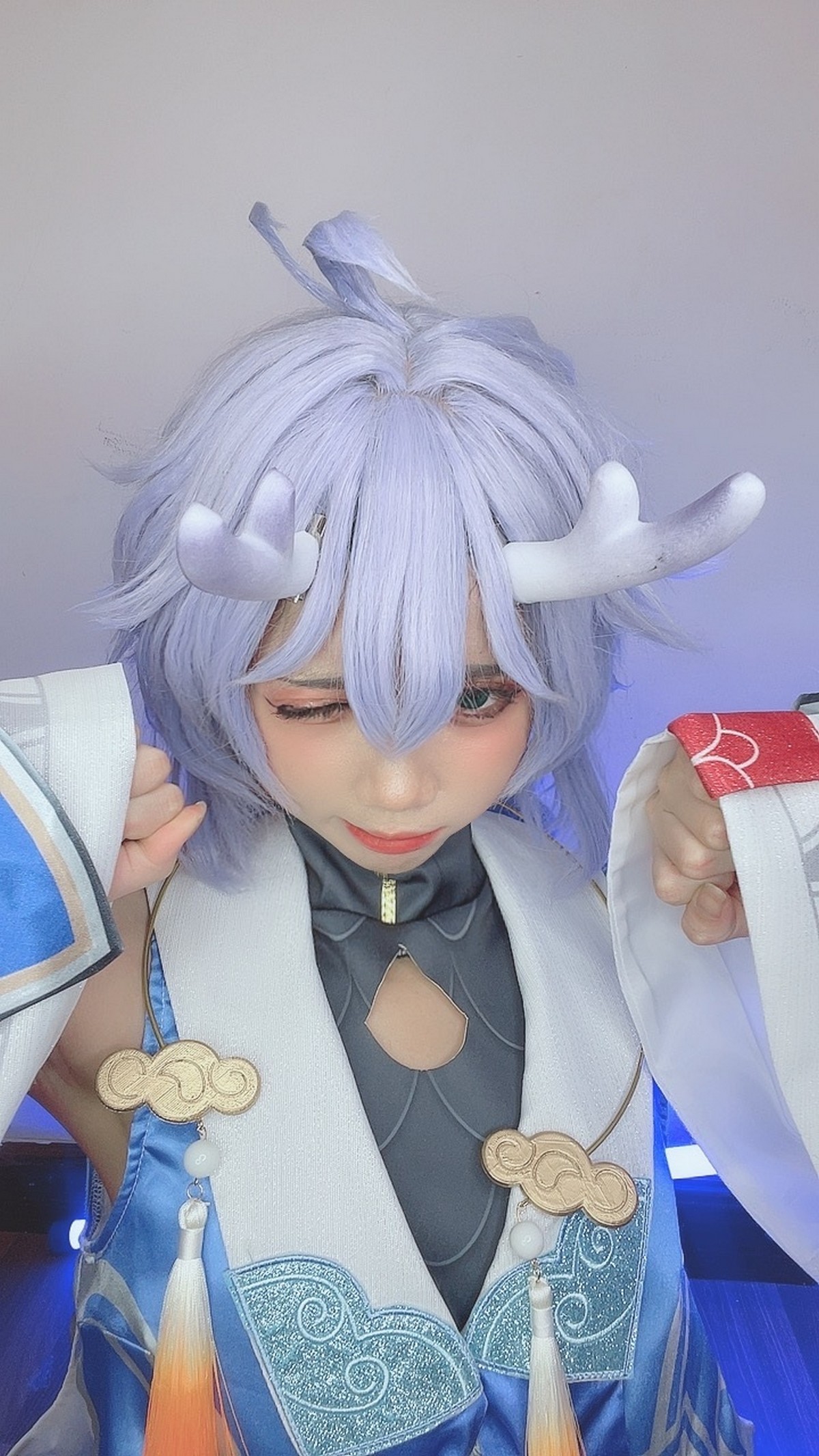 PoppaChan Bailu Cosplay Deluxe (Honkai Star Rail) – 155 Photos 12 Videos 459MB插图3