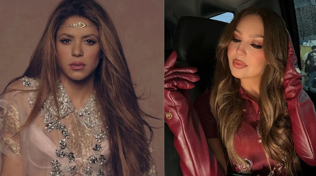 Thalía aclaró polémica con Shakira; confesó que todo se arregló por WhatsApp