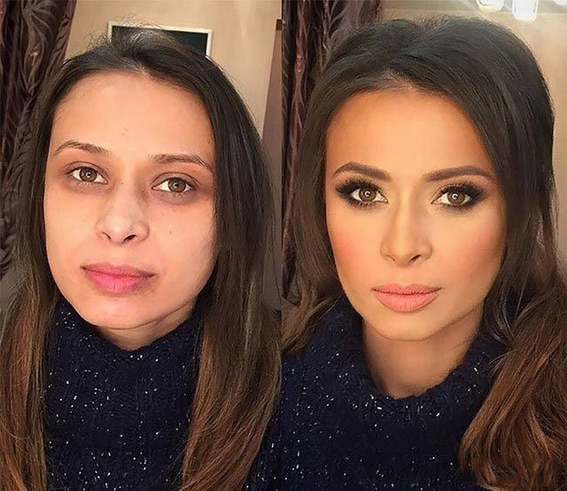 Чудеса макияжа: впечатляющие перевоплощения