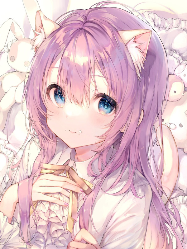 Аниме Арт - Страница 33 Animal-ears-nekomimi-tail