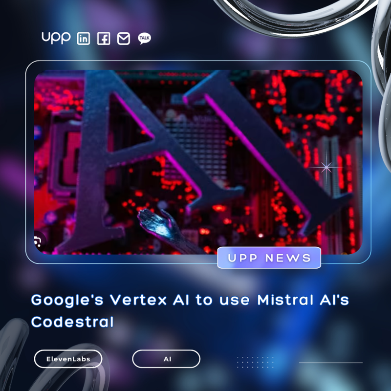 Google's Vertex AI to use Mistral AI's Codestral