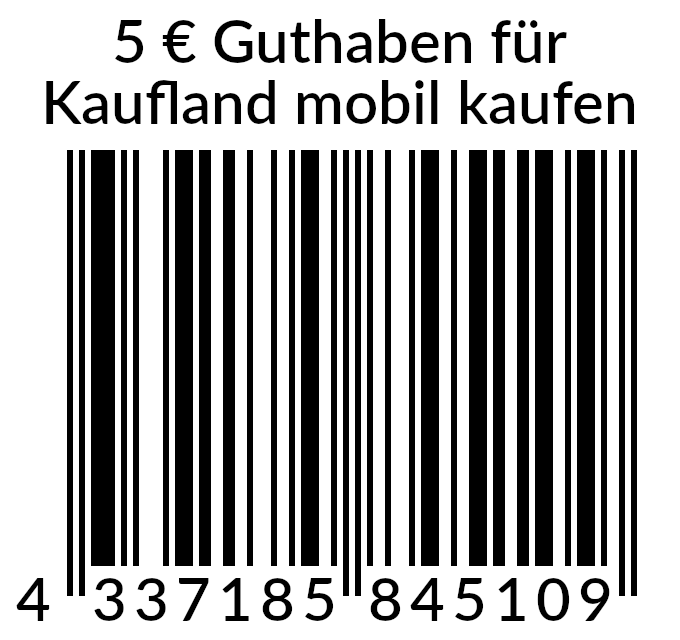 kaufland mobil 5 euro ean