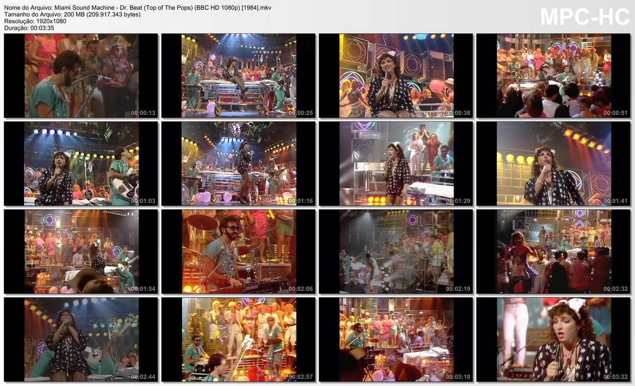 Miami Sound Machine - Dr. Beat (Top of The Pops) (BBC HD 1080p) [23.08.1984]